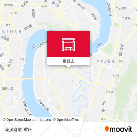 花溪隧道地图
