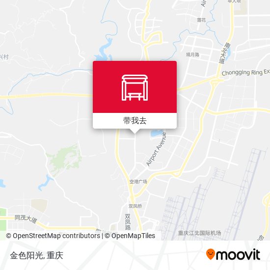 金色阳光地图
