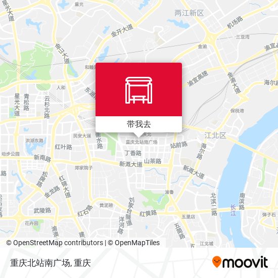 重庆北站南广场地图