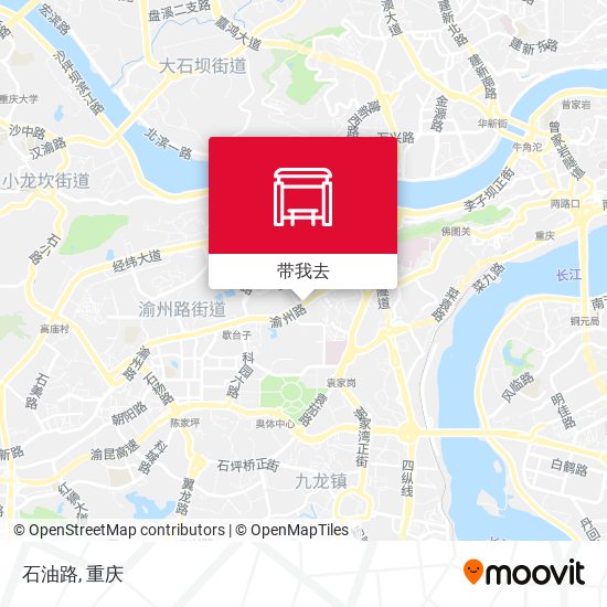 石油路地图