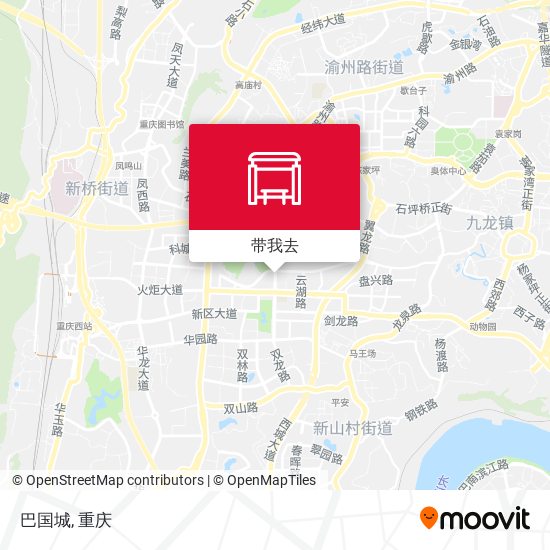 巴国城地图