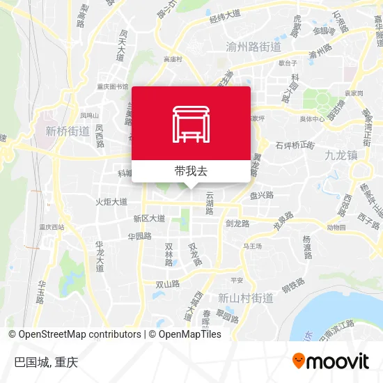 巴国城地图