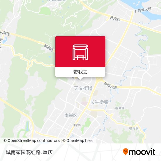 城南家园花红路地图