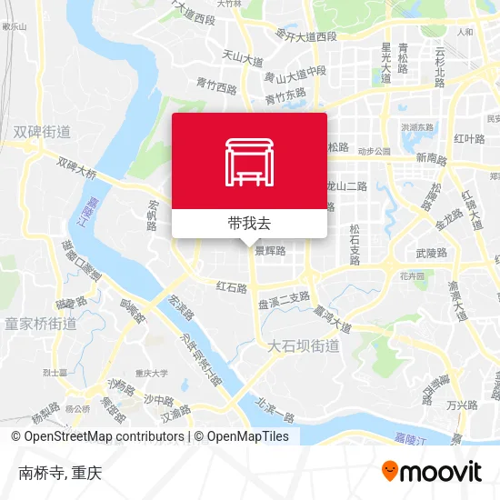 南桥寺地图