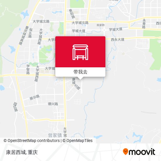 康居西城地图