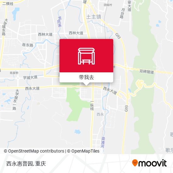 西永惠普园地图