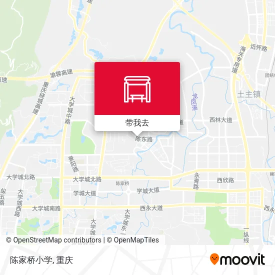 陈家桥小学地图