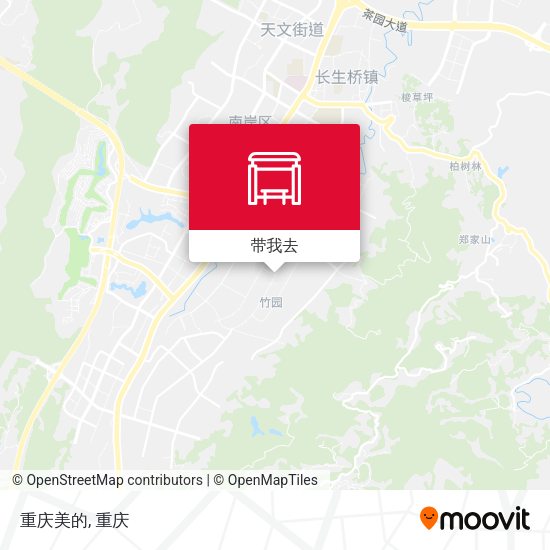 重庆美的地图
