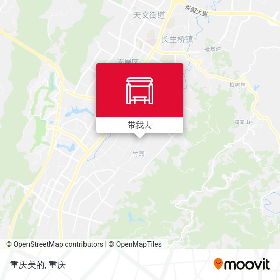 重庆美的地图