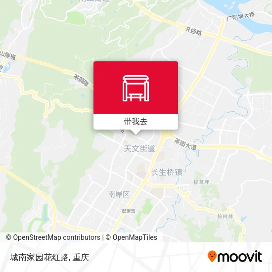 城南家园花红路地图