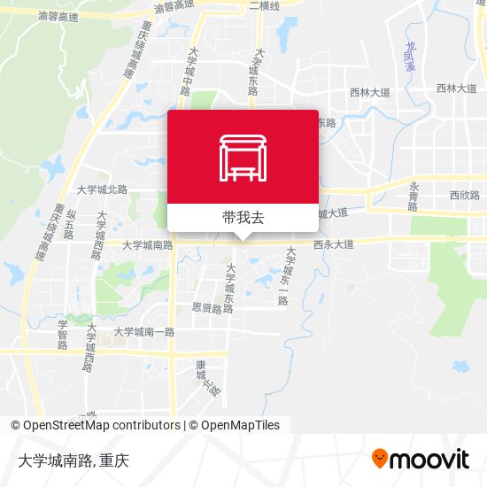 大学城南路地图