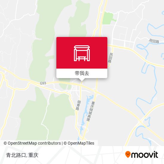 青北路口地图
