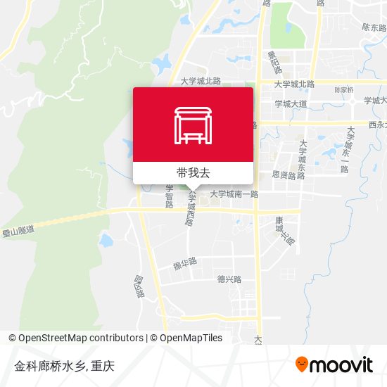 金科廊桥水乡地图