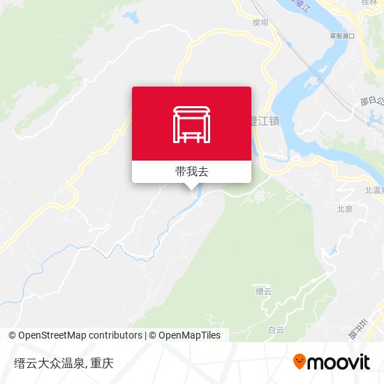缙云大众温泉地图