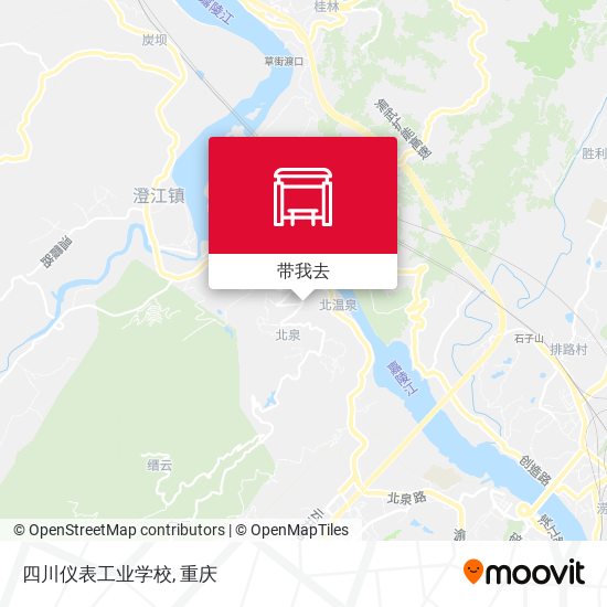 四川仪表工业学校地图