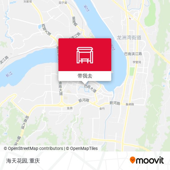 海天花园地图