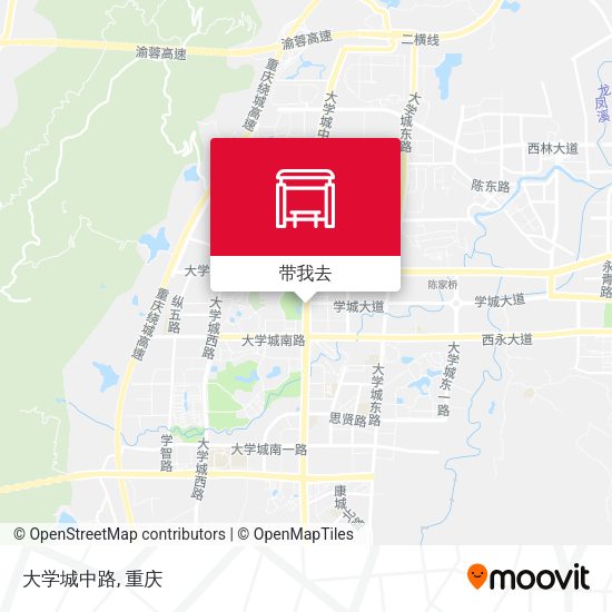 大学城中路地图