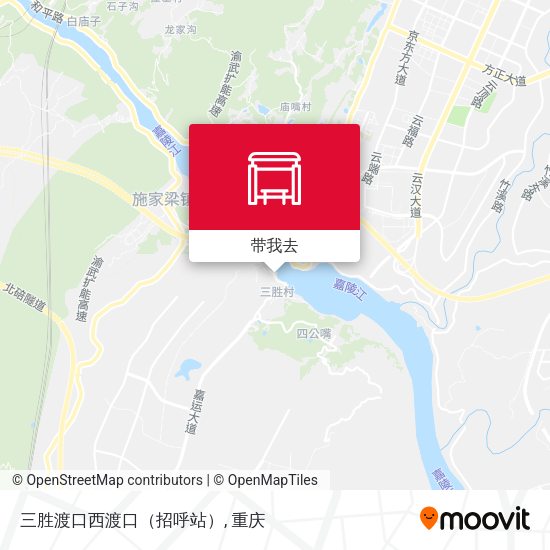 三胜渡口西渡口（招呼站）地图