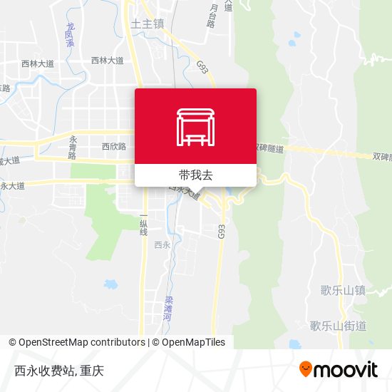 西永收费站地图