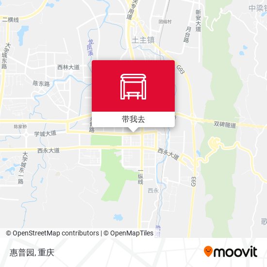 惠普园地图