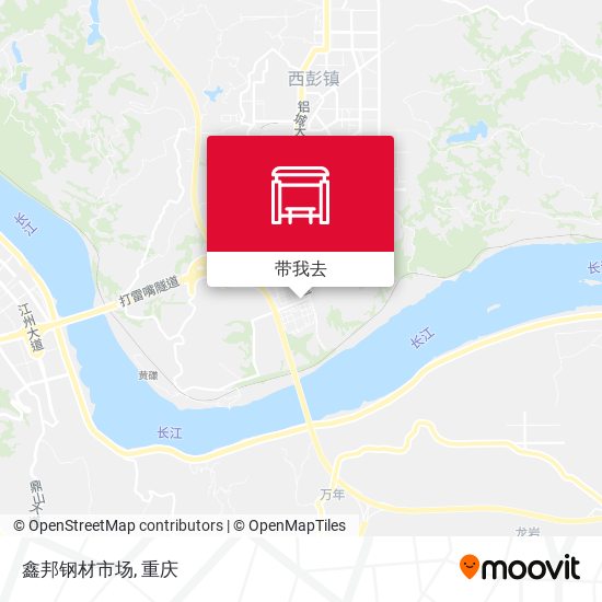 鑫邦钢材市场地图