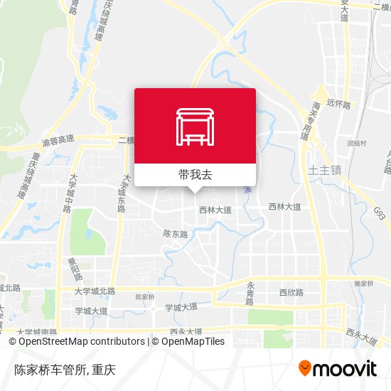 陈家桥车管所地图