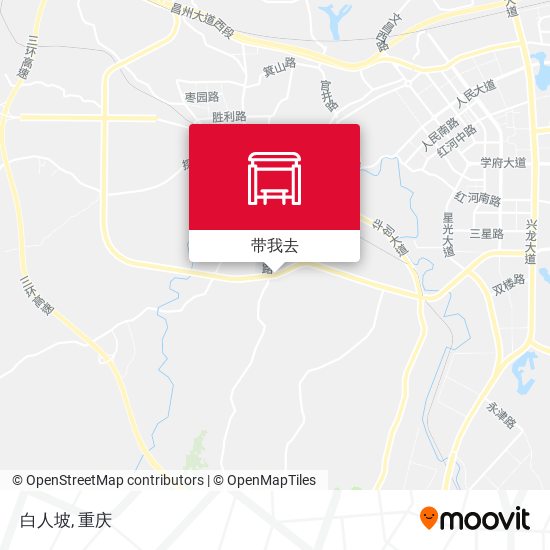 白人坡地图