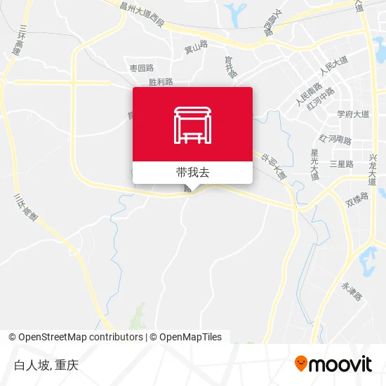 白人坡地图