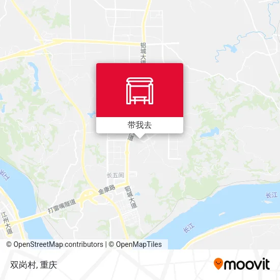 双岗村地图