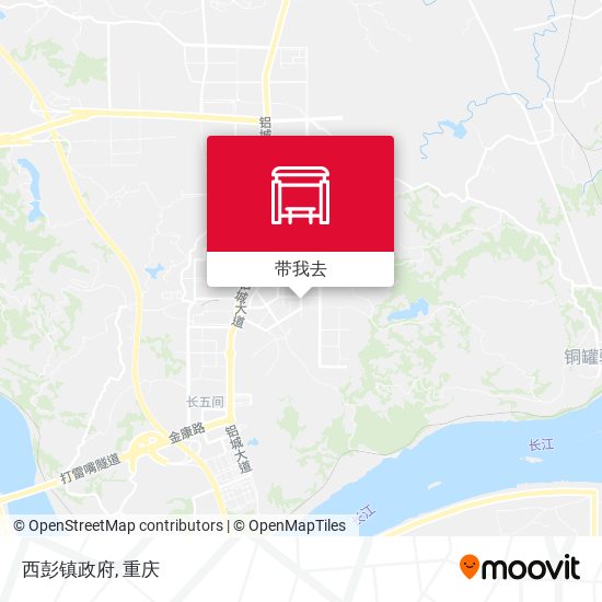 西彭镇政府地图