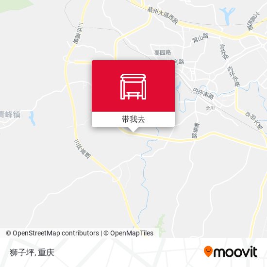 狮子坪地图