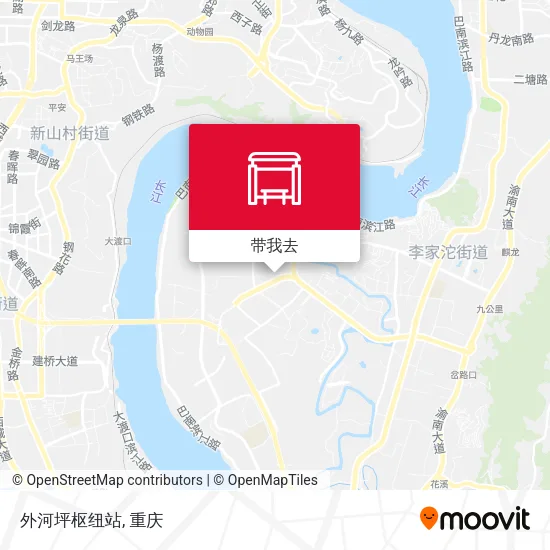 外河坪枢纽站地图