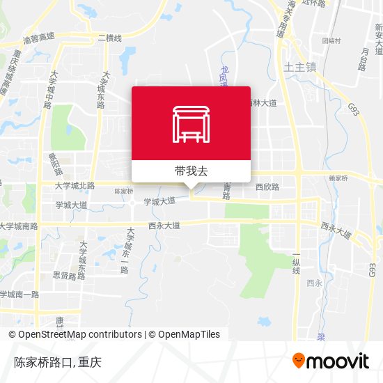 陈家桥路口地图
