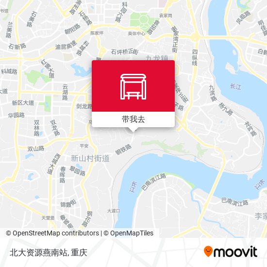 北大资源燕南站地图