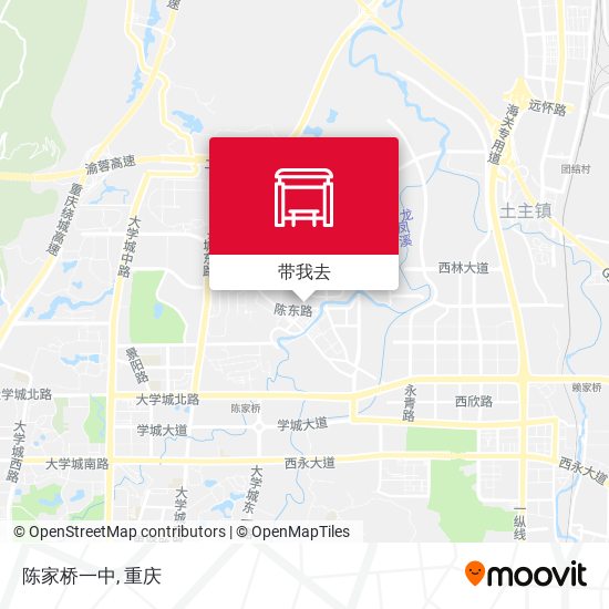 陈家桥一中地图