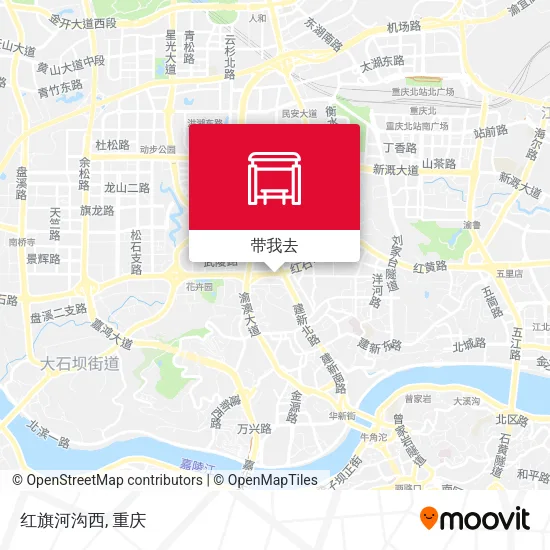 红旗河沟西地图