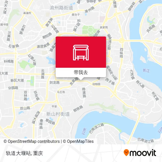轨道大堰站地图