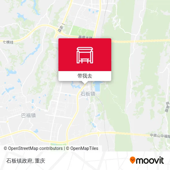 石板镇政府地图