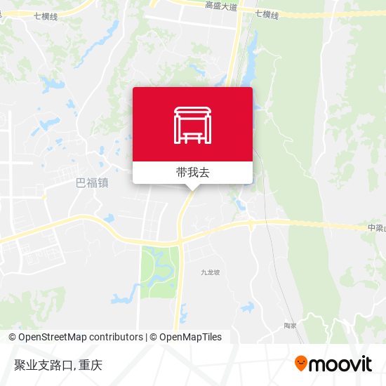 聚业支路口地图