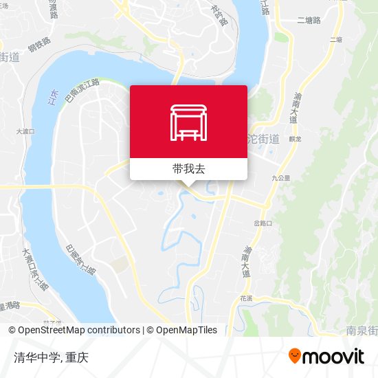 清华中学地图