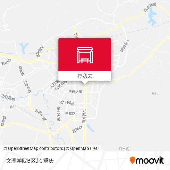 文理学院B区北地图