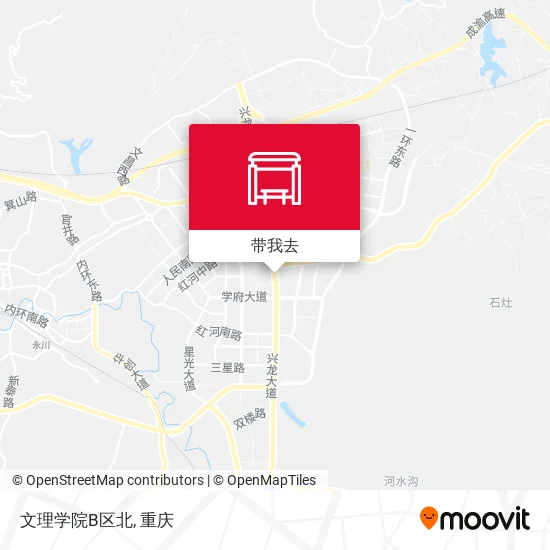 文理学院B区北地图