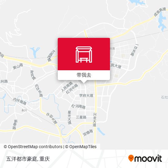五洋都市豪庭地图