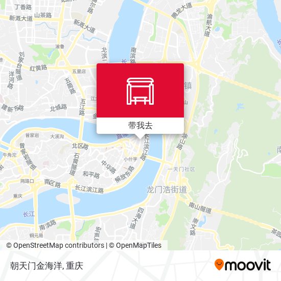 朝天门金海洋地图