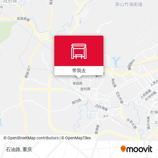 石油路地图