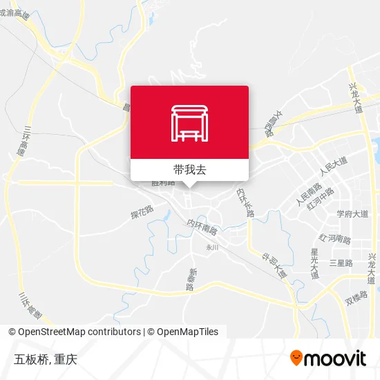 五板桥地图
