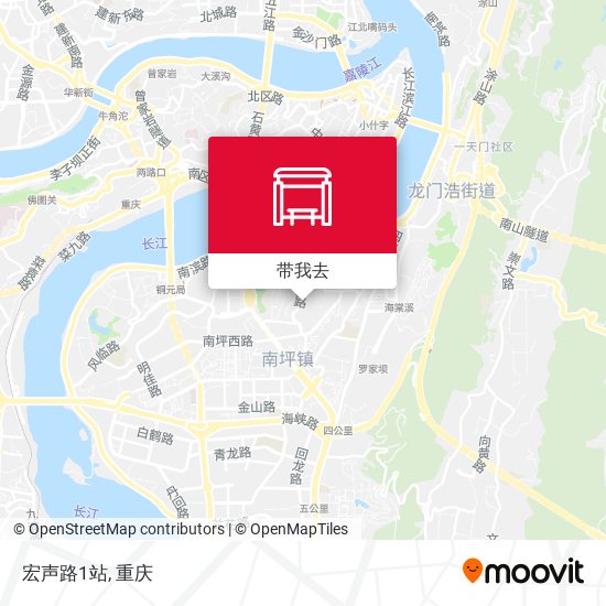 宏声路1站地图