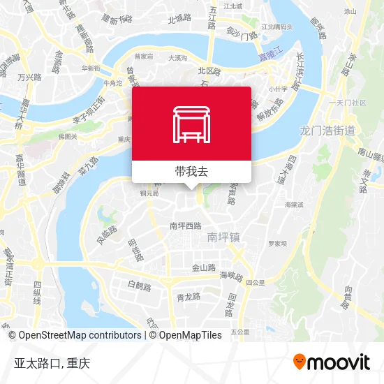 亚太路口地图