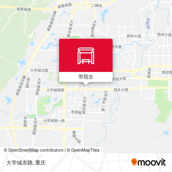 大学城东路地图