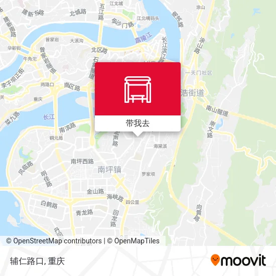 辅仁路口地图